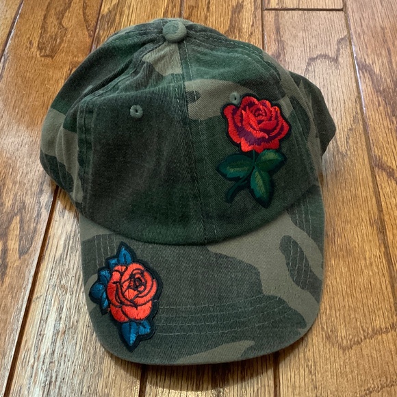 camo rose baseball cap, felicity the doll is not included, new condition
